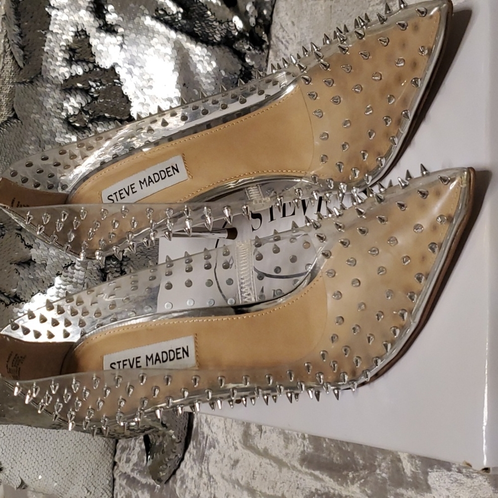 Steve Madden Vala Clear Heel
